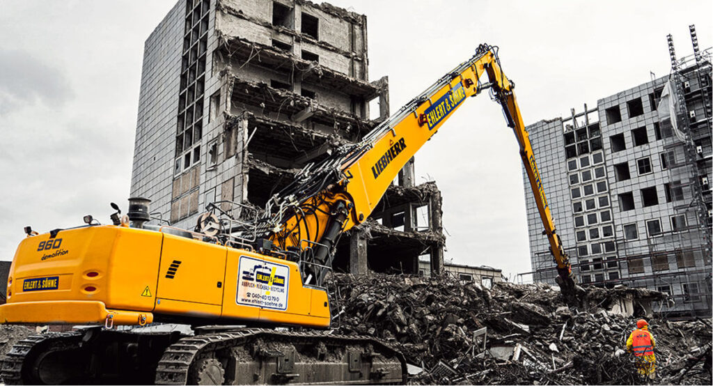 longfrontbagger liebherr